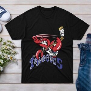 Bossier Shreveport Mudbugs Ice Hockey Team Logo Sports Fan T-Shirt
